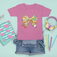 Funny Back To School T Shirt For Kid Cute Coquettes School Supplies Bow First Day - Wonder Print Shop