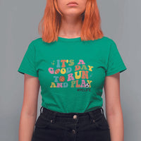 PE Teacher T Shirt For Women It's A Good Day To Run And Play Physical Education Life - Wonder Print Shop