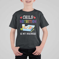 Lunch Lady T Shirt For Kid Child Nutrition Is My Business School Cafeteria - Wonder Print Shop