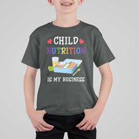 Lunch Lady T Shirt For Kid Child Nutrition Is My Business School Cafeteria - Wonder Print Shop