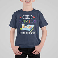 Lunch Lady T Shirt For Kid Child Nutrition Is My Business School Cafeteria - Wonder Print Shop