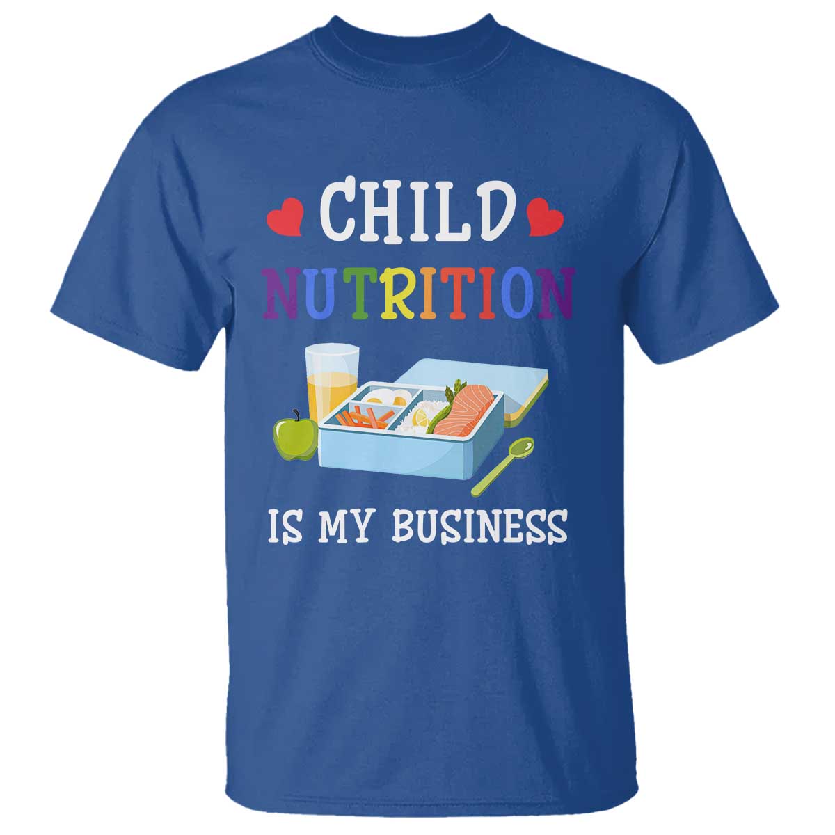 Lunch Lady T Shirt Child Nutrition Is My Business School Cafeteria - Wonder Print Shop