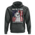 Funny Llama Hoodie Hawk Tuah Spit On That Thang American Flag - Wonder Print Shop