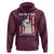 Funny Llama Hoodie Hawk Tuah Spit On That Thang American Flag - Wonder Print Shop