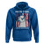 Funny Llama Hoodie Hawk Tuah Spit On That Thang American Flag - Wonder Print Shop