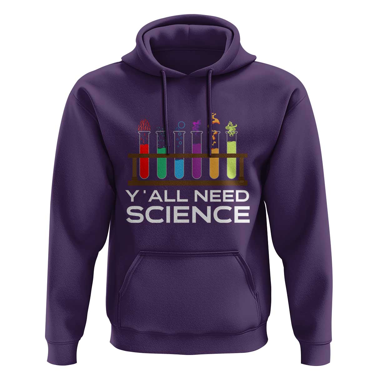 Y'all Need Science Hoodie Chemistry Biology Physics Teacher Student - Wonder Print Shop