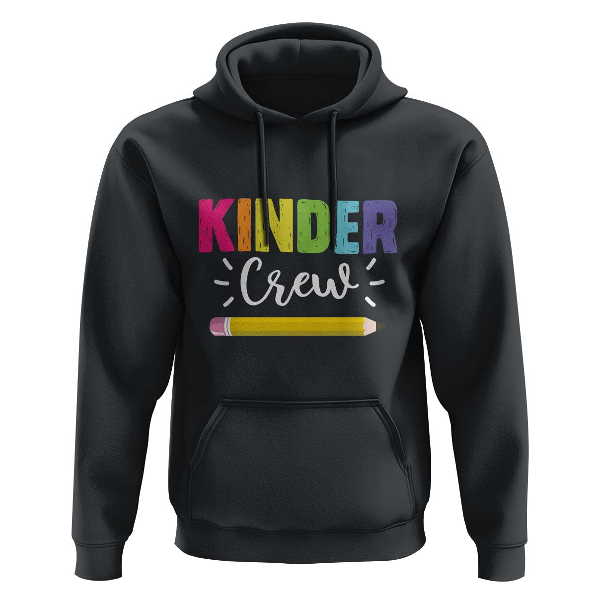 Kinder Crew Hoodie Kindergarten Back To School - Wonder Print Shop