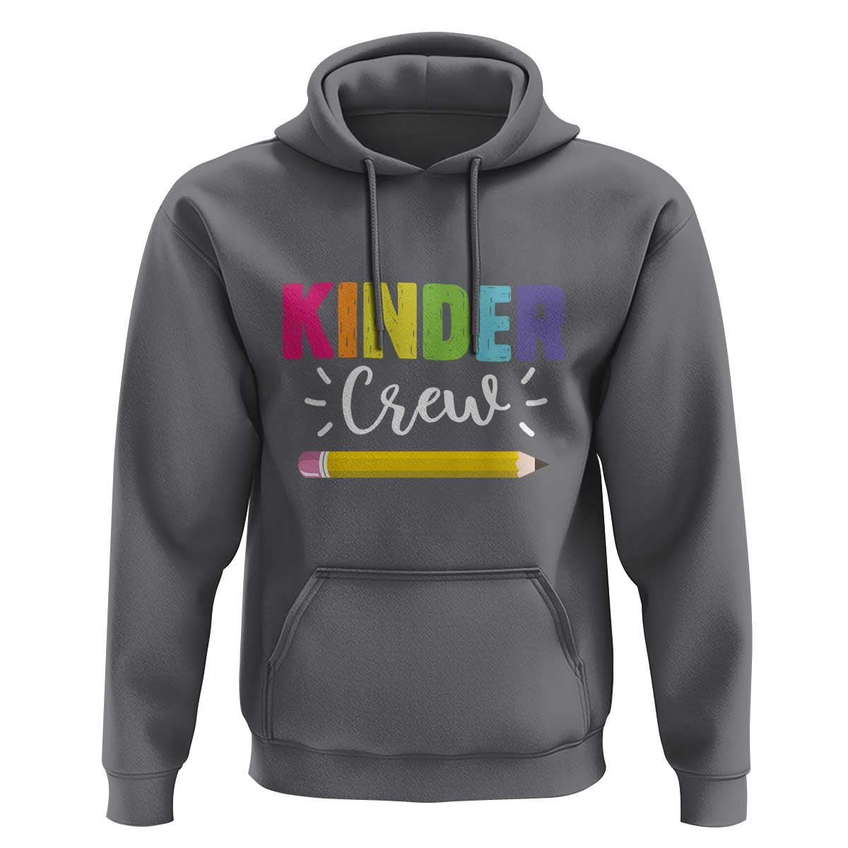 Kinder Crew Hoodie Kindergarten Back To School - Wonder Print Shop