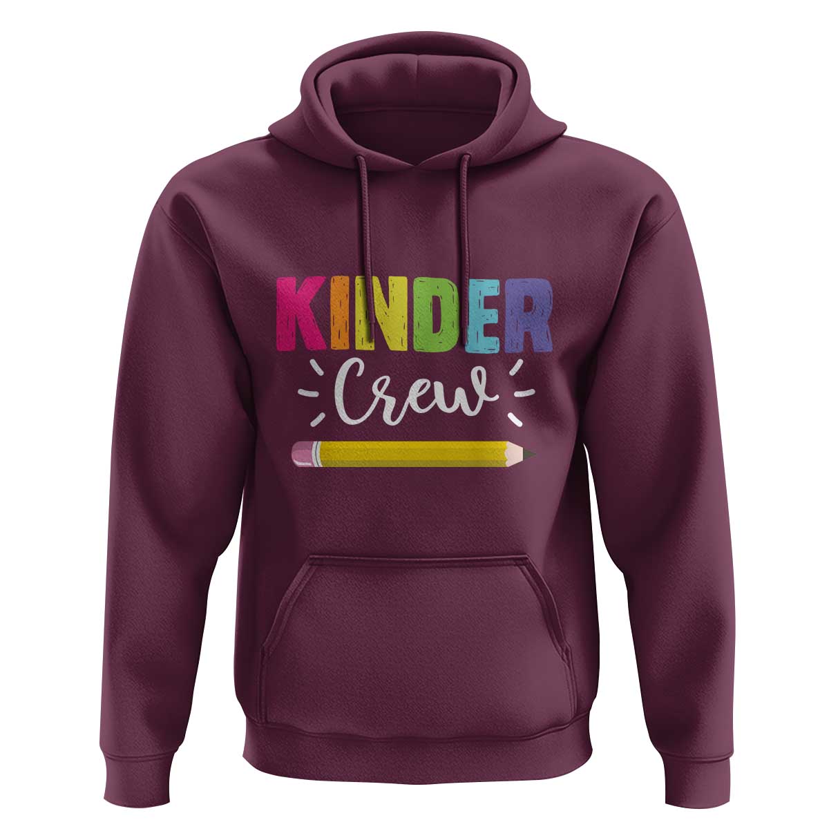 Kinder Crew Hoodie Kindergarten Back To School - Wonder Print Shop