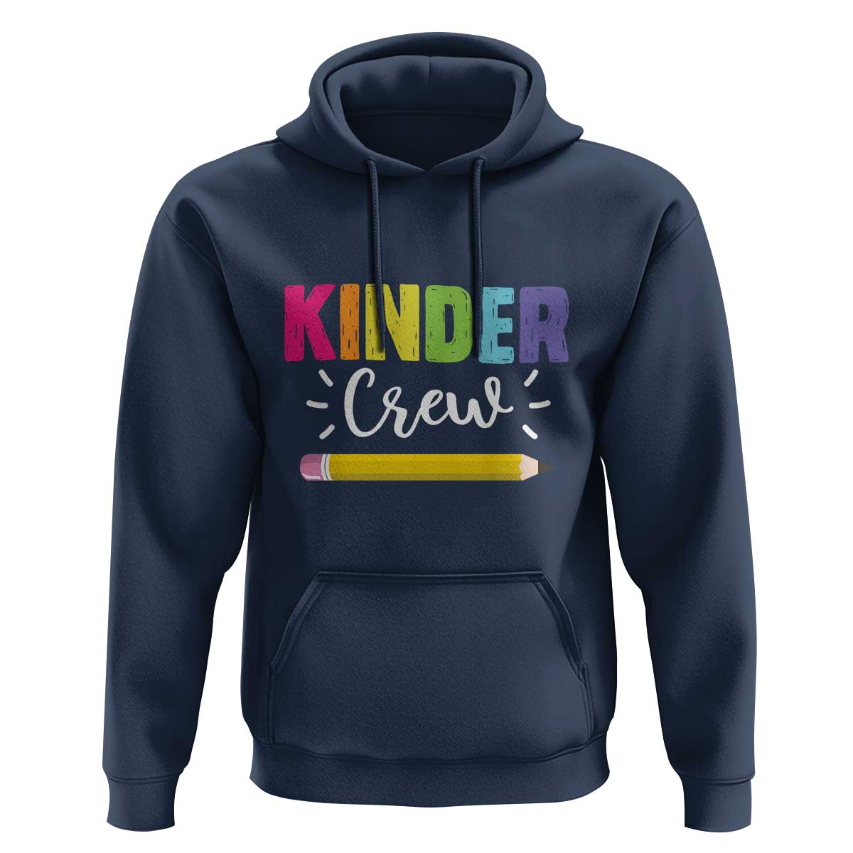 Kinder Crew Hoodie Kindergarten Back To School - Wonder Print Shop