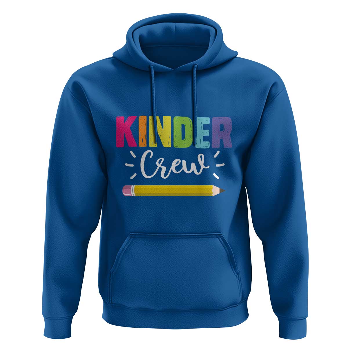 Kinder Crew Hoodie Kindergarten Back To School - Wonder Print Shop