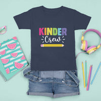Kinder Crew T Shirt For Kid Kindergarten Back To School - Wonder Print Shop