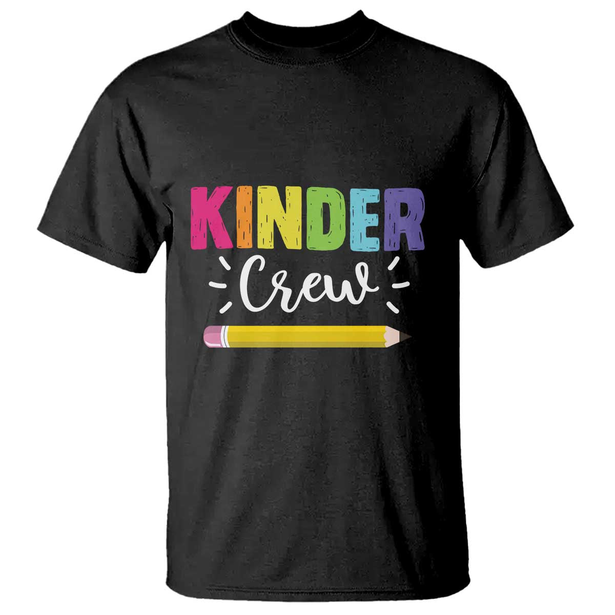 Kinder Crew T Shirt Kindergarten Back To School - Wonder Print Shop