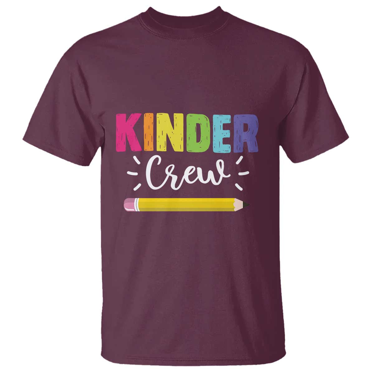Kinder Crew T Shirt Kindergarten Back To School - Wonder Print Shop