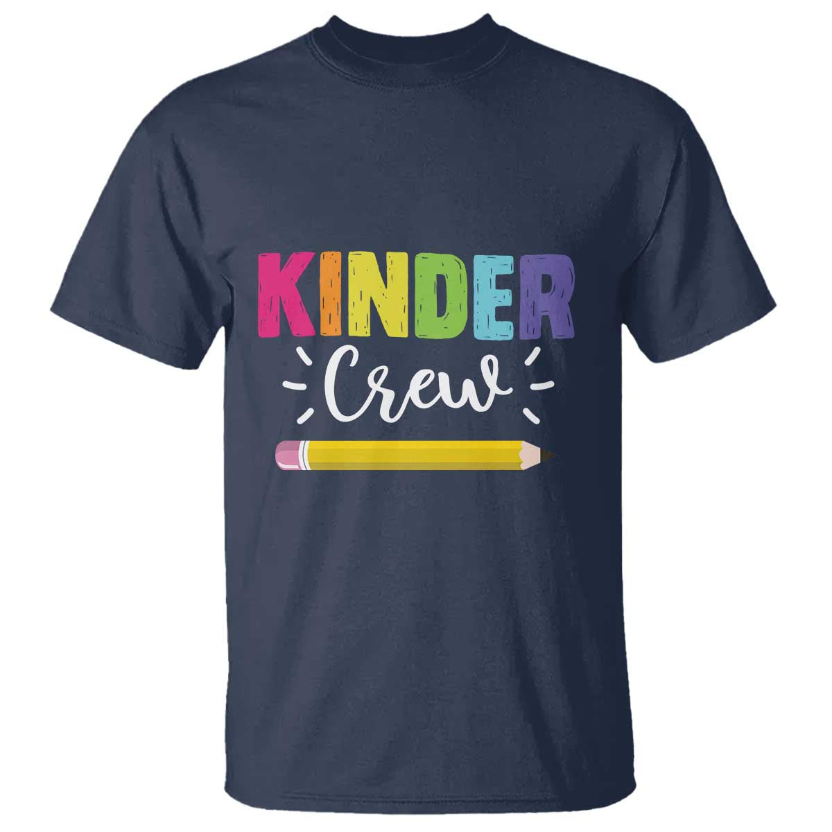 Kinder Crew T Shirt Kindergarten Back To School - Wonder Print Shop