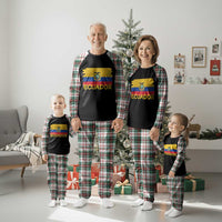 Ecuadorian Heritage Brushstroke Ecuador Flag Graphic Plaid Pajama Set