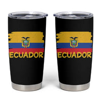Ecuadorian Heritage Brushstroke Ecuador Flag Graphic Tumbler Cup