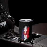 France Gallic Rooster Football Two Stars Brushstroke French Flag Graphic Tumbler Cup