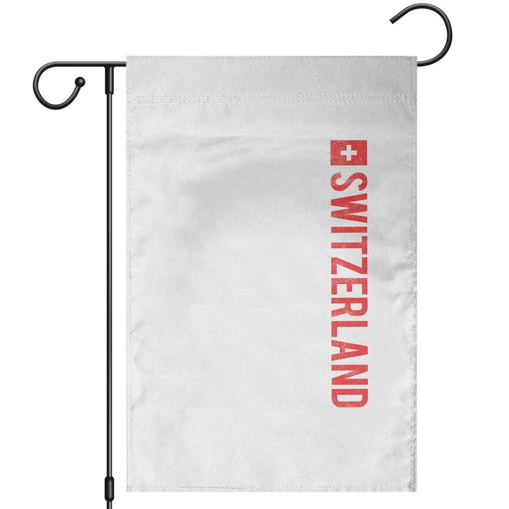 Switzerland Heritage Vintage Swiss Flag Schweiz Garden Flag