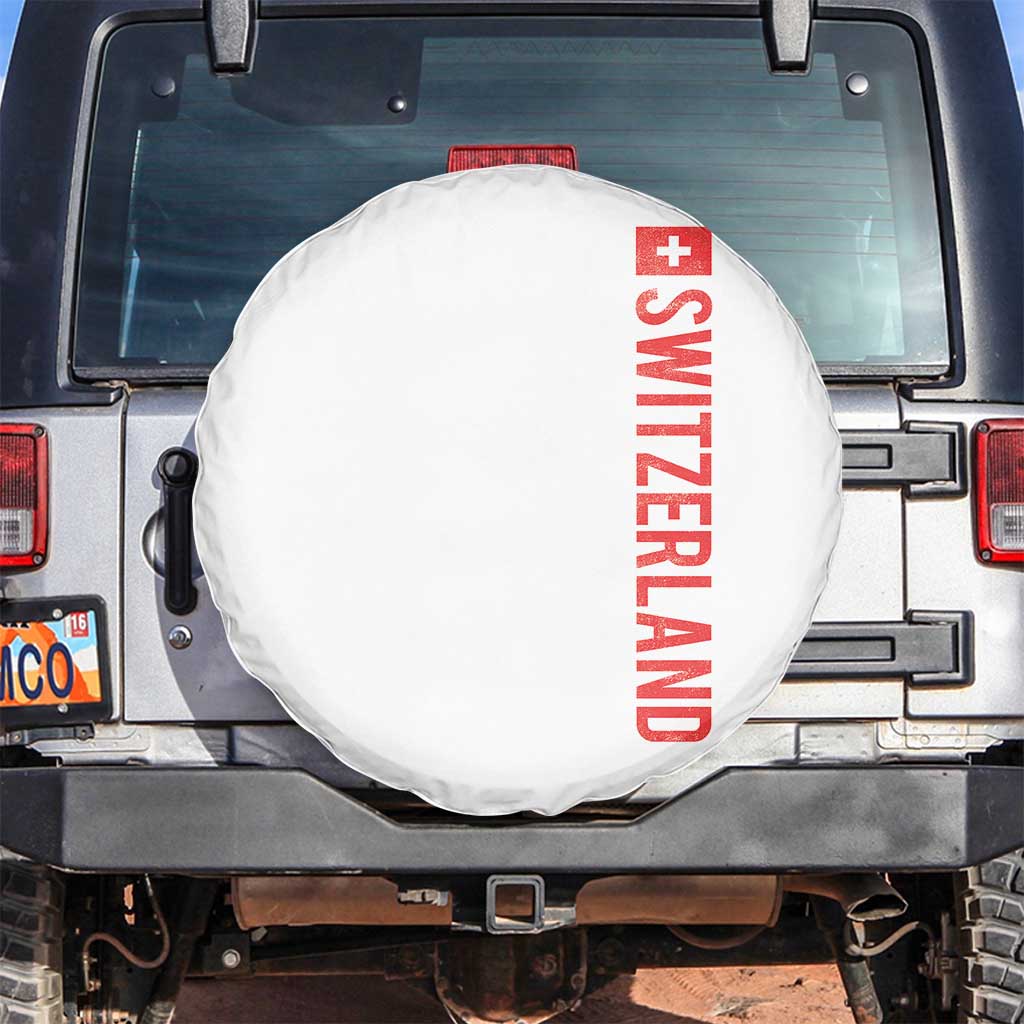 Switzerland Heritage Vintage Swiss Flag Schweiz Spare Tire Cover