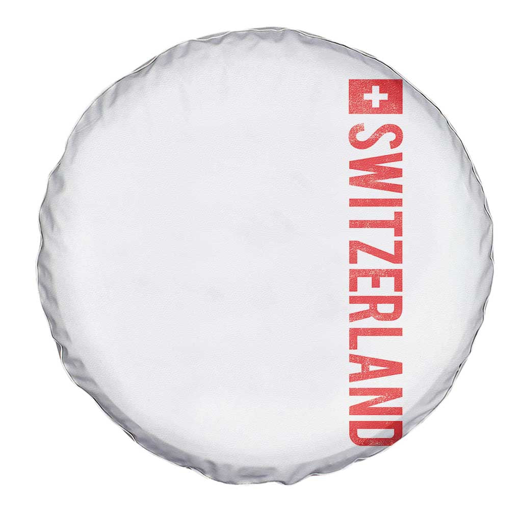 Switzerland Heritage Vintage Swiss Flag Schweiz Spare Tire Cover
