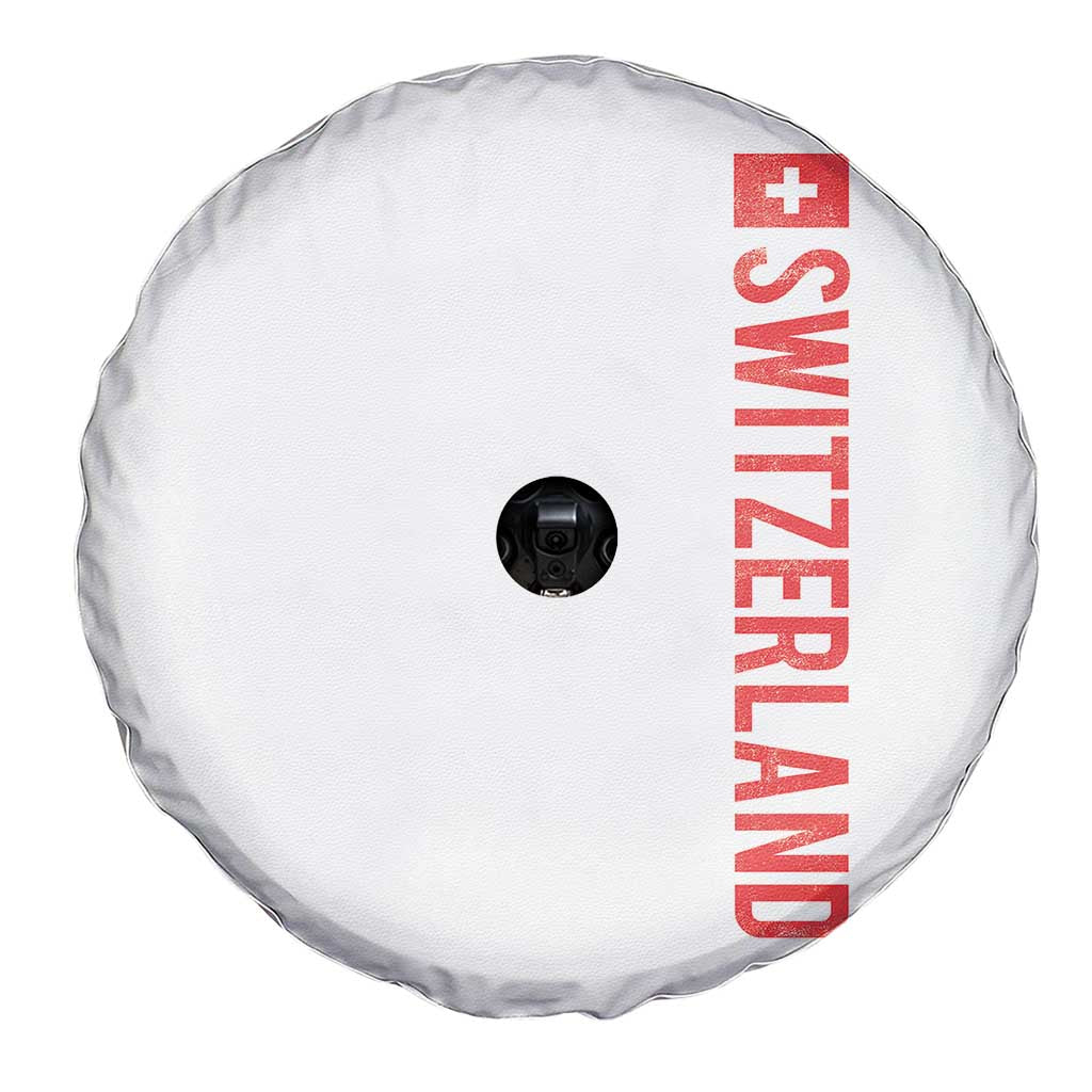 Switzerland Heritage Vintage Swiss Flag Schweiz Spare Tire Cover
