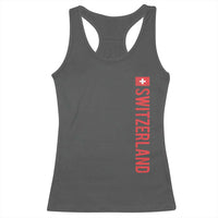 Switzerland Heritage Vintage Swiss Flag Schweiz Racerback Tank Top