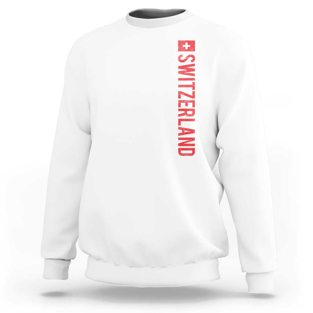 Switzerland Heritage Vintage Swiss Flag Schweiz Sweatshirt