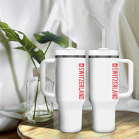Switzerland Heritage Vintage Swiss Flag Schweiz Tumbler With Handle