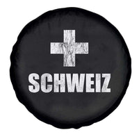 Schweiz Swiss German Vintage Cross Flag Switzerland Roots Spare Tire Cover