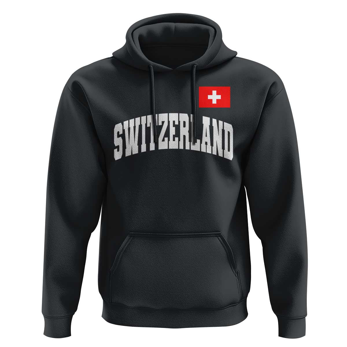 Switzerland Sports Throwback Design Hoodie Vintage Swiss Flag Soccer Jersey Style
