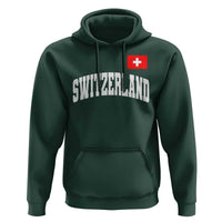 Switzerland Sports Throwback Design Hoodie Vintage Swiss Flag Soccer Jersey Style