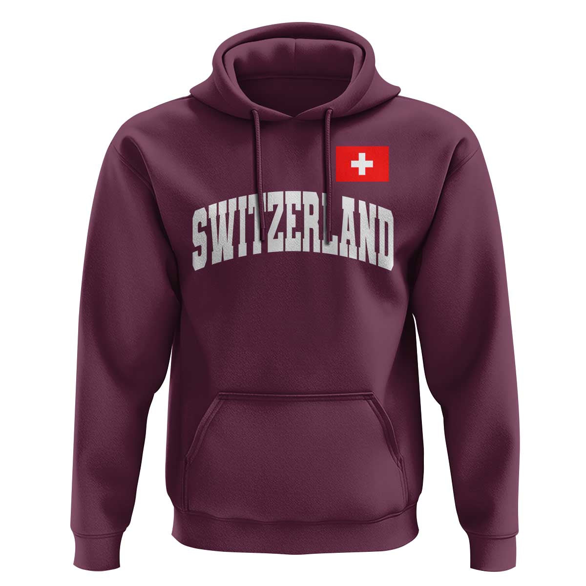 Switzerland Sports Throwback Design Hoodie Vintage Swiss Flag Soccer Jersey Style