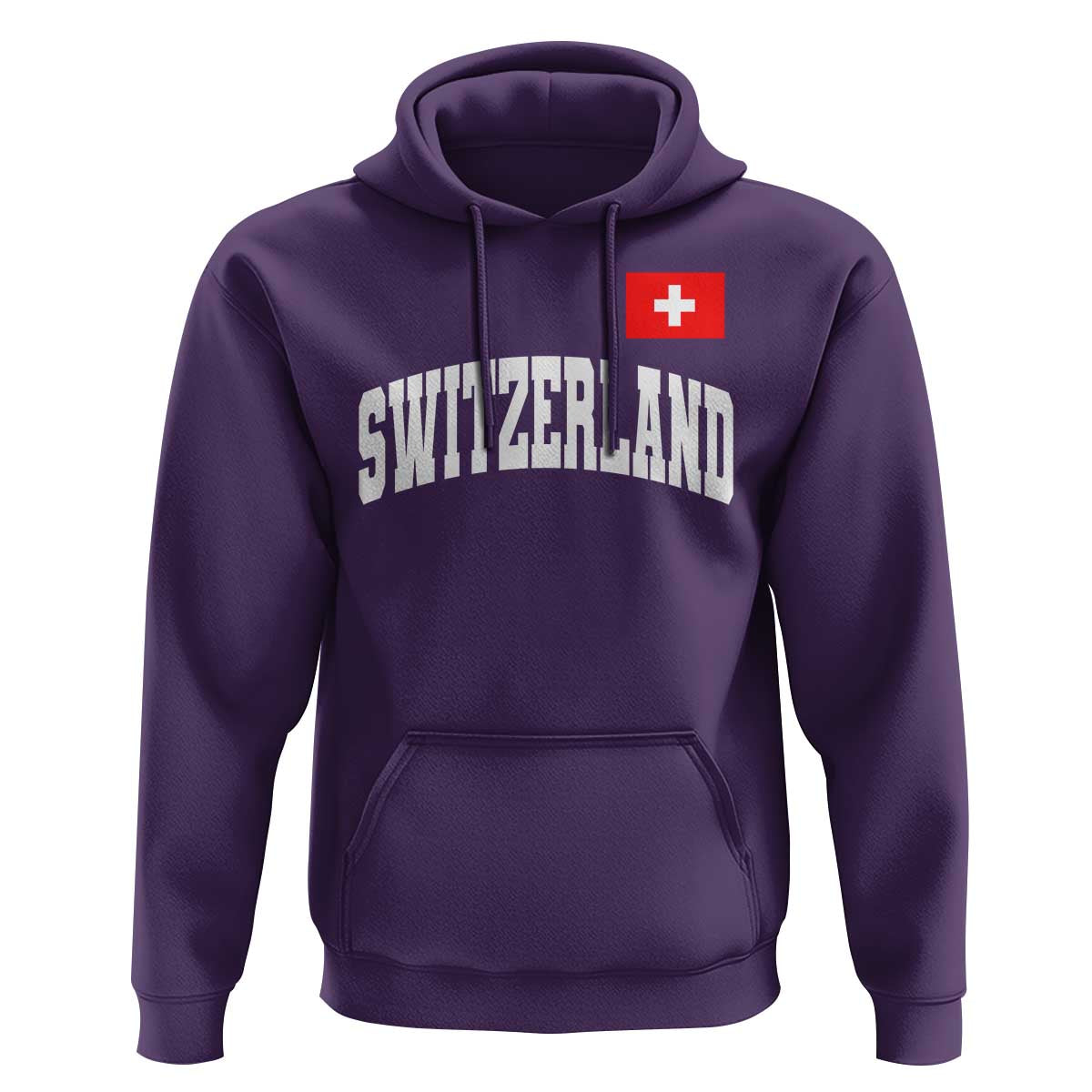 Switzerland Sports Throwback Design Hoodie Vintage Swiss Flag Soccer Jersey Style