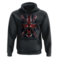 Union Jack Flag Lion Face UK British Great Britain Hoodie