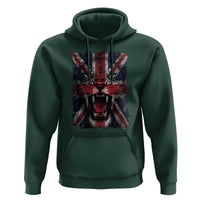 Union Jack Flag Lion Face UK British Great Britain Hoodie