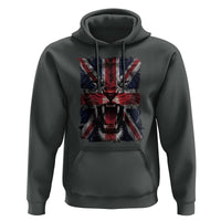 Union Jack Flag Lion Face UK British Great Britain Hoodie