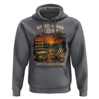 My Give A Damn is Broken Lifes Too Short to Pretend Hoodie Funny Old Man Quote