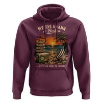 My Give A Damn is Broken Lifes Too Short to Pretend Hoodie Funny Old Man Quote