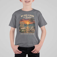 My Give A Damn is Broken Lifes Too Short to Pretend T Shirt For Kid Funny Old Man Quote
