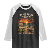 My Give A Damn is Broken Lifes Too Short to Pretend Raglan Shirt Funny Old Man Quote
