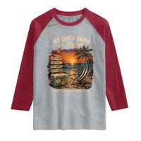 My Give A Damn is Broken Lifes Too Short to Pretend Raglan Shirt Funny Old Man Quote