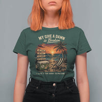 My Give A Damn is Broken Lifes Too Short to Pretend T Shirt For Women Funny Old Man Quote