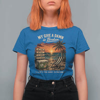 My Give A Damn is Broken Lifes Too Short to Pretend T Shirt For Women Funny Old Man Quote