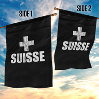 Suisse Swiss French Vintage Cross Flag Switzerland Roots Garden Flag