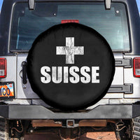 Suisse Swiss French Vintage Cross Flag Switzerland Roots Spare Tire Cover