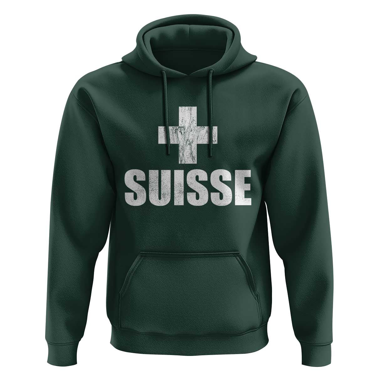 Suisse Swiss French Vintage Cross Flag Switzerland Roots Hoodie