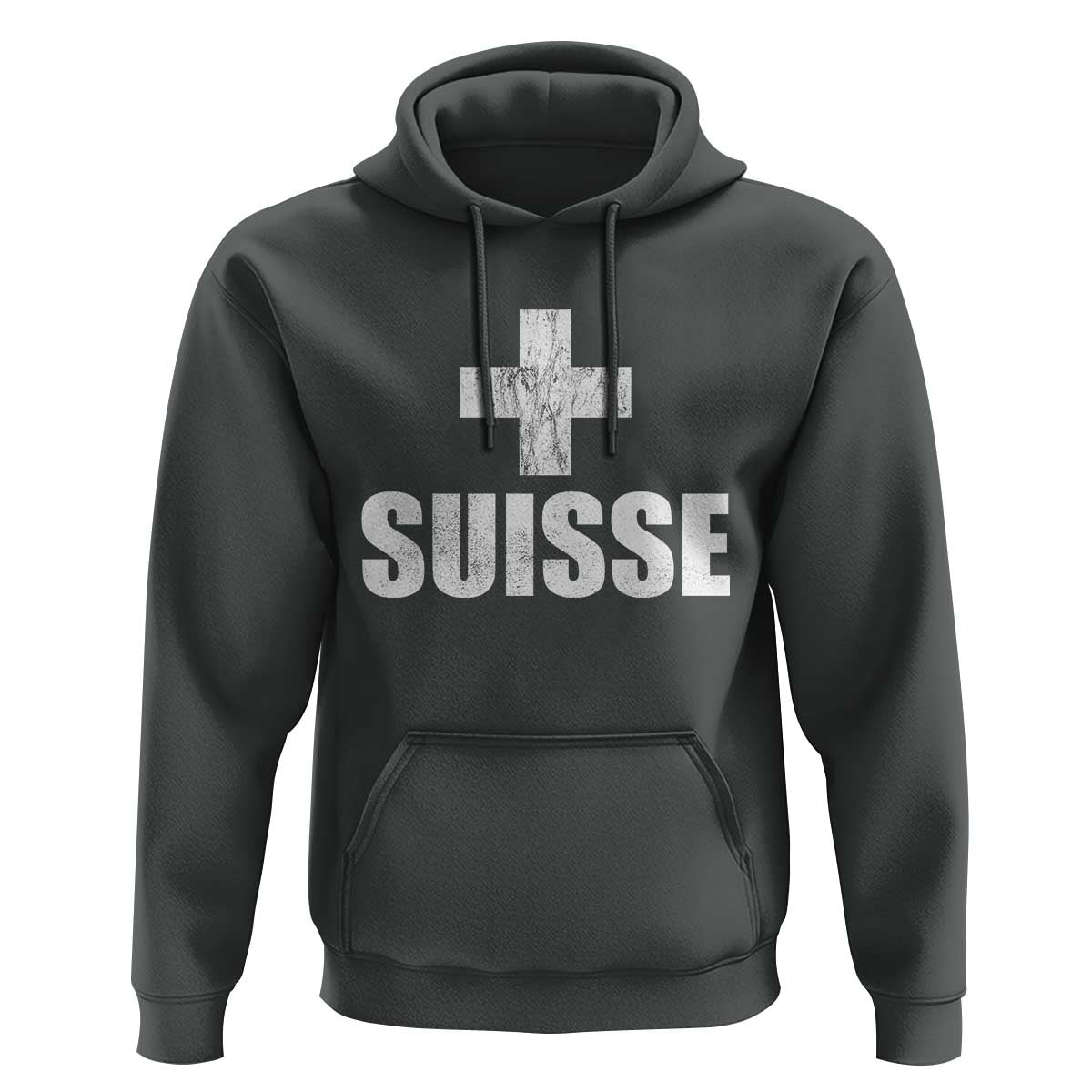 Suisse Swiss French Vintage Cross Flag Switzerland Roots Hoodie