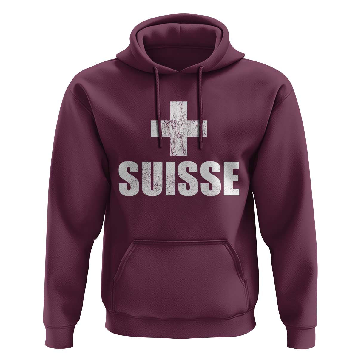 Suisse Swiss French Vintage Cross Flag Switzerland Roots Hoodie