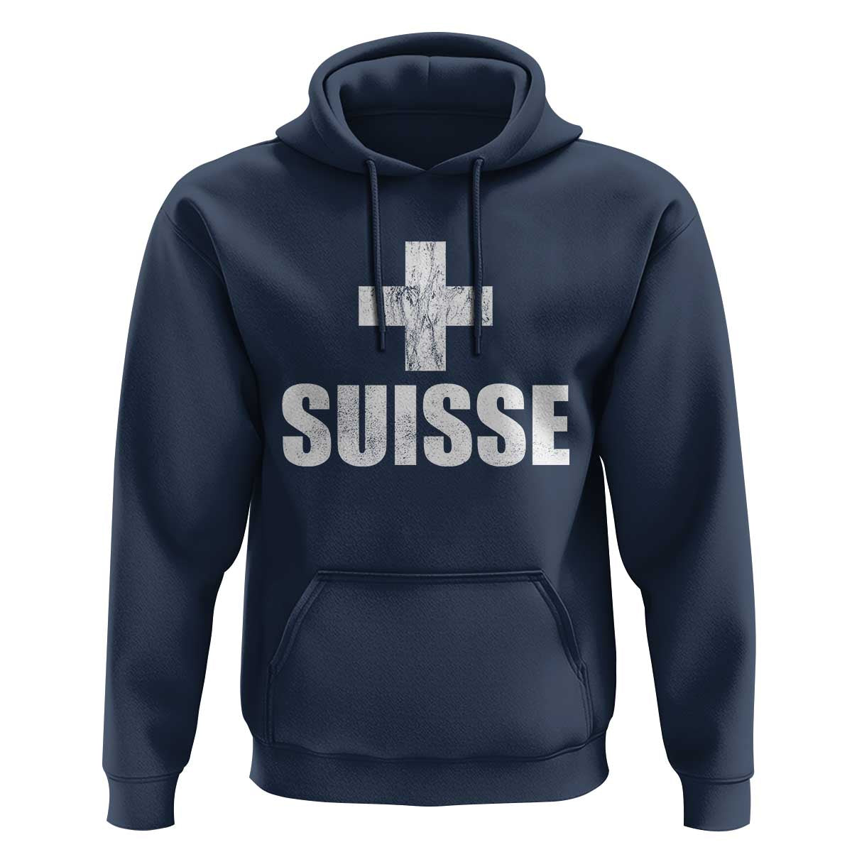 Suisse Swiss French Vintage Cross Flag Switzerland Roots Hoodie